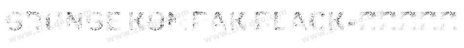 Grunge Kompak Black字体转换